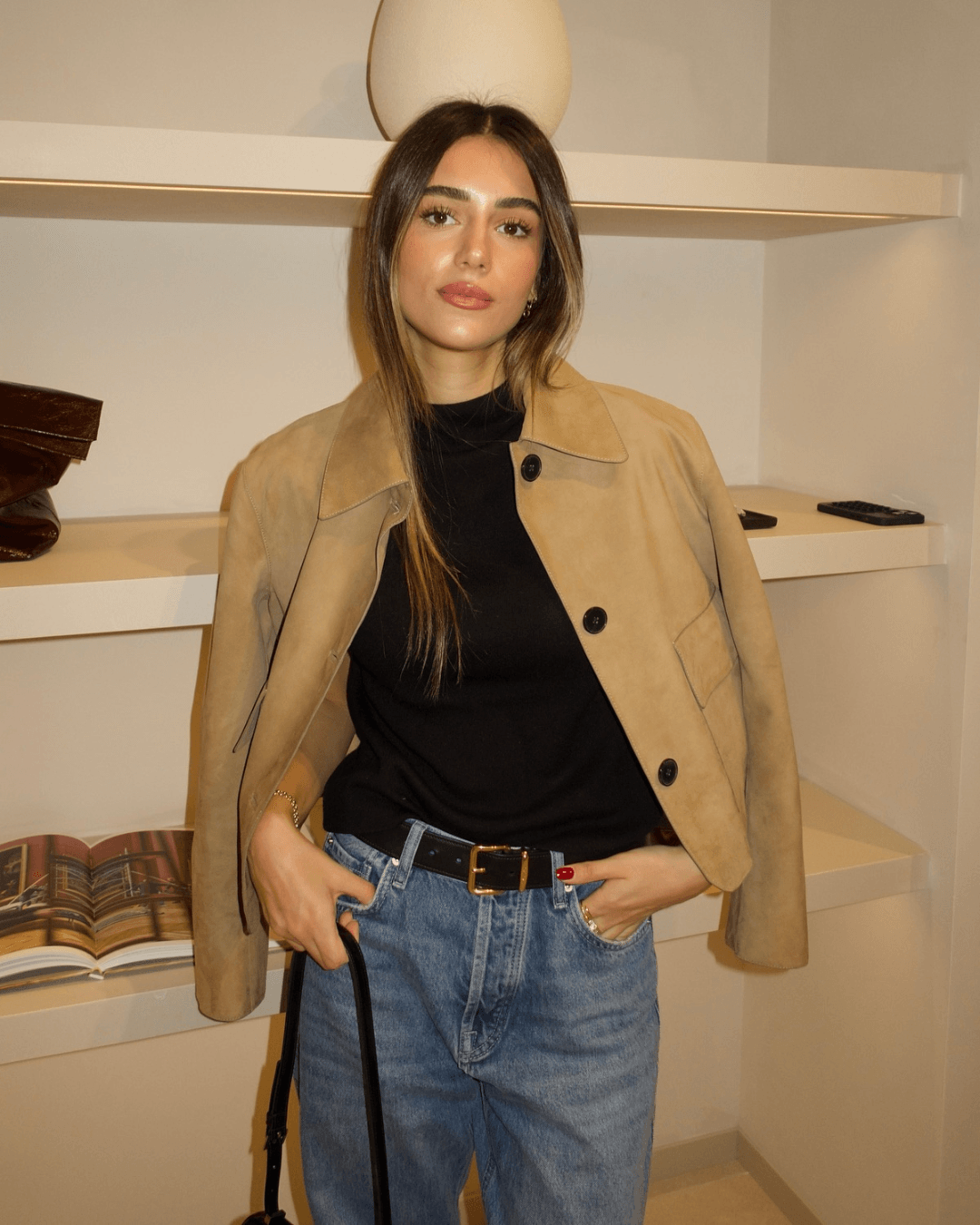 Veste en daim Maven