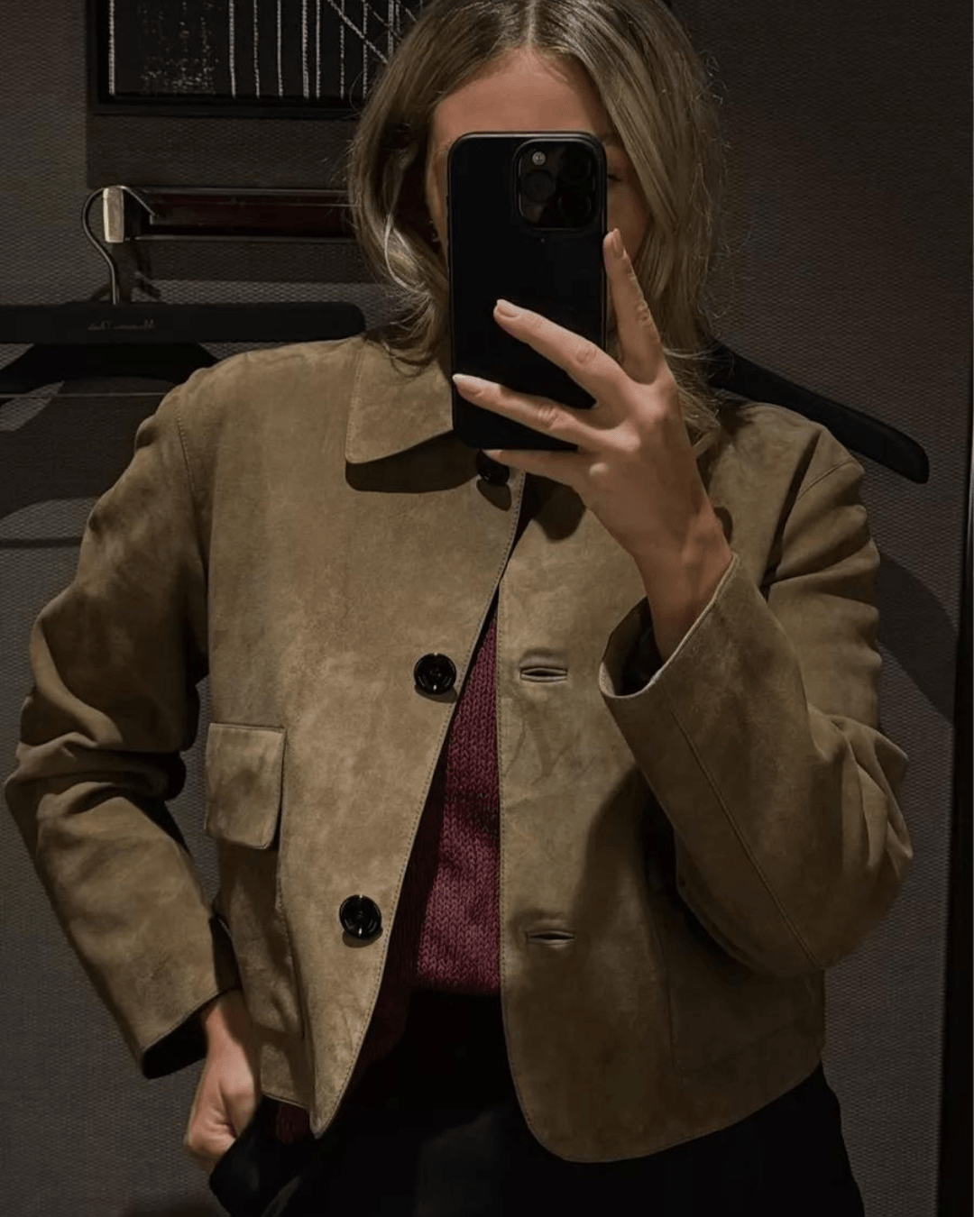 Veste en daim Maven