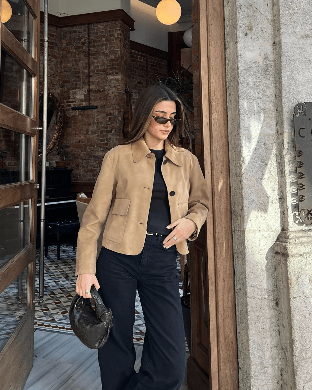 Veste en daim Maven